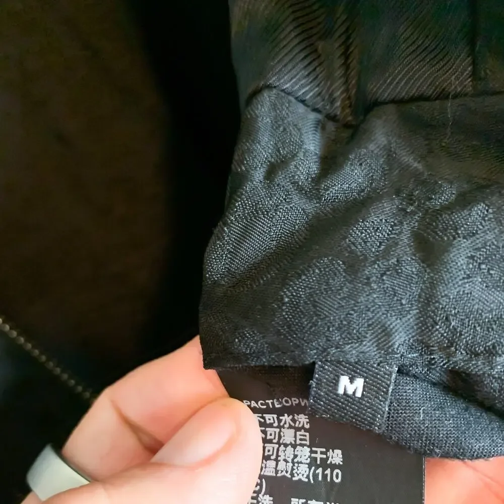 THE KOOPLES Crab Leopard Print Bomber Jacket In Black Sz. M - Picture 5 of 6